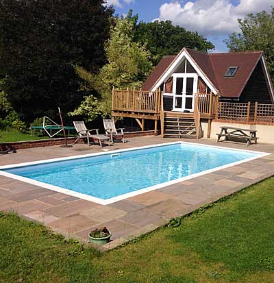 Outdoor swimming pool